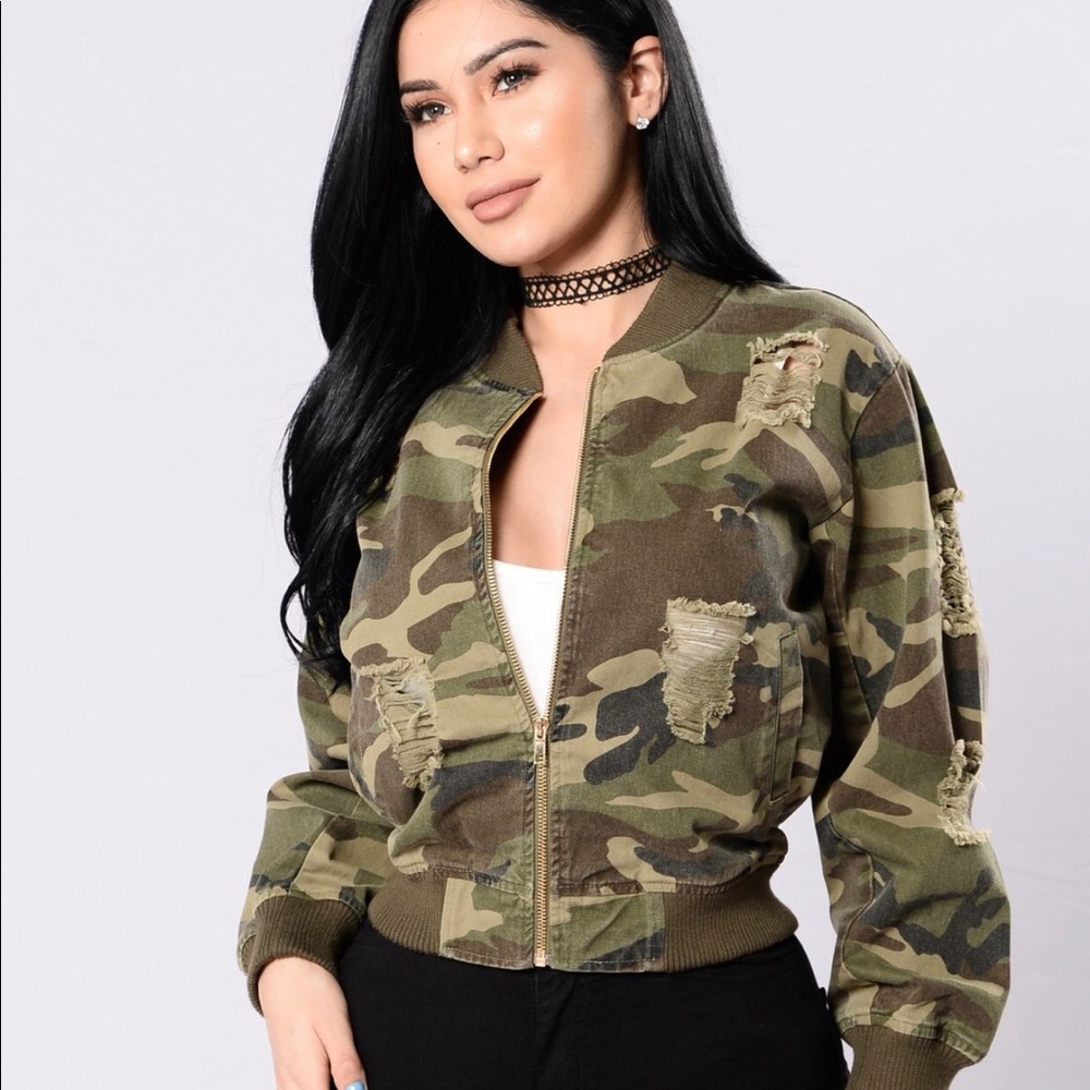 Camo jacket BNWT
